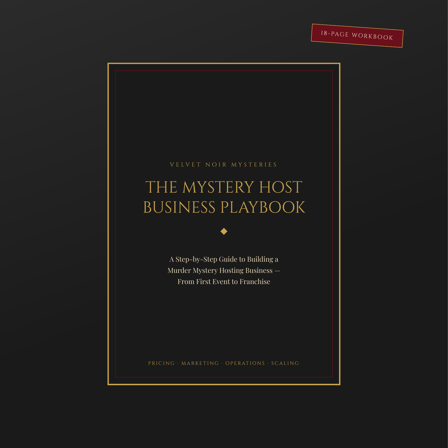 The Mystery Host Business Playbook